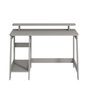 Hanah Home Escritorio de Estudio Gris con Estantes